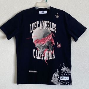 JKAttire Men’s Black Heavyweight 100% Cotton T Shirt.